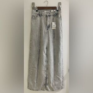 MNG high rise, wide leg jeans